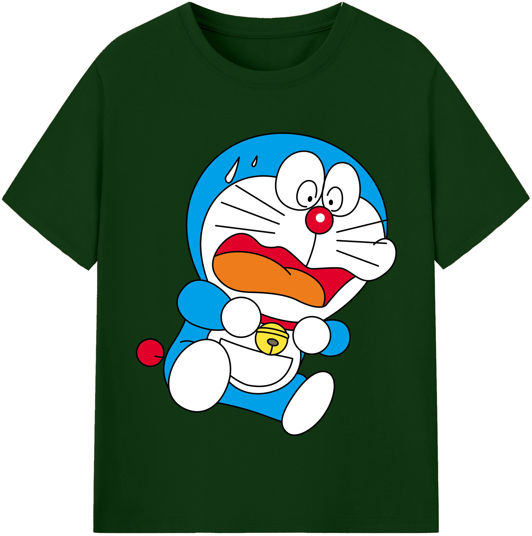 （画像用） ドラえもん Doraemon 綿100％半袖Tシャツ（フロントプリント）